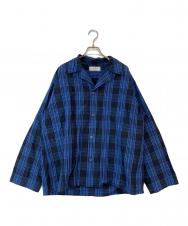 UNUSED (アンユーズド) PAJAMA SHIRTS ブルー サイズ:3