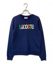 LACOSTE (ラコステ) ロゴステッチスウェットシャツ ネイビー サイズ:36