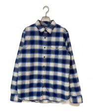 THE NORTH FACE (ザ ノース フェイス) オンブレチェックシャツ ブルー サイズ: M