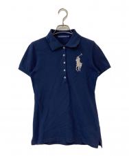 POLO ESTABLISHED 67 (ポロ・エスタブリッシュト・シックスティセブン) ラインストーンビッグポニーポロシャツ ネイビー サイズ:M