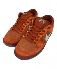 NIKE (ナイキ) SB DUNK LOW PRO PREMIUM ローカットスニーカー MYSTIC RED/EMERALD R サイズ:27cm
