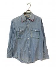 LEE (リー) 60~70s シャンブレーシャツ インディゴ サイズ:14 1/2