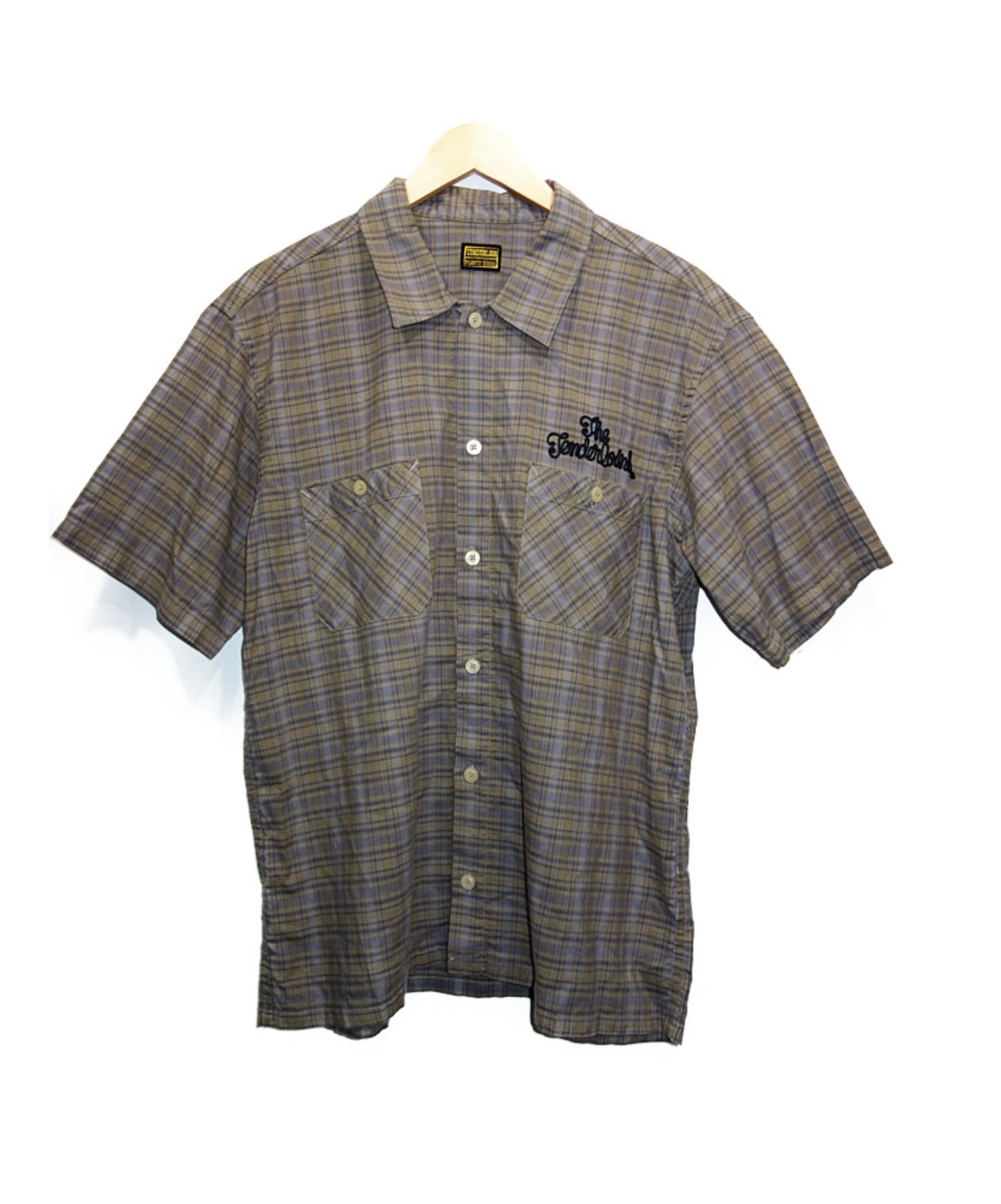 中古 古着通販 Tenderloin テンダーロイン チェックシャツ カーキ サイズ S ブランド 古着通販 トレファク公式 Trefac Fashion