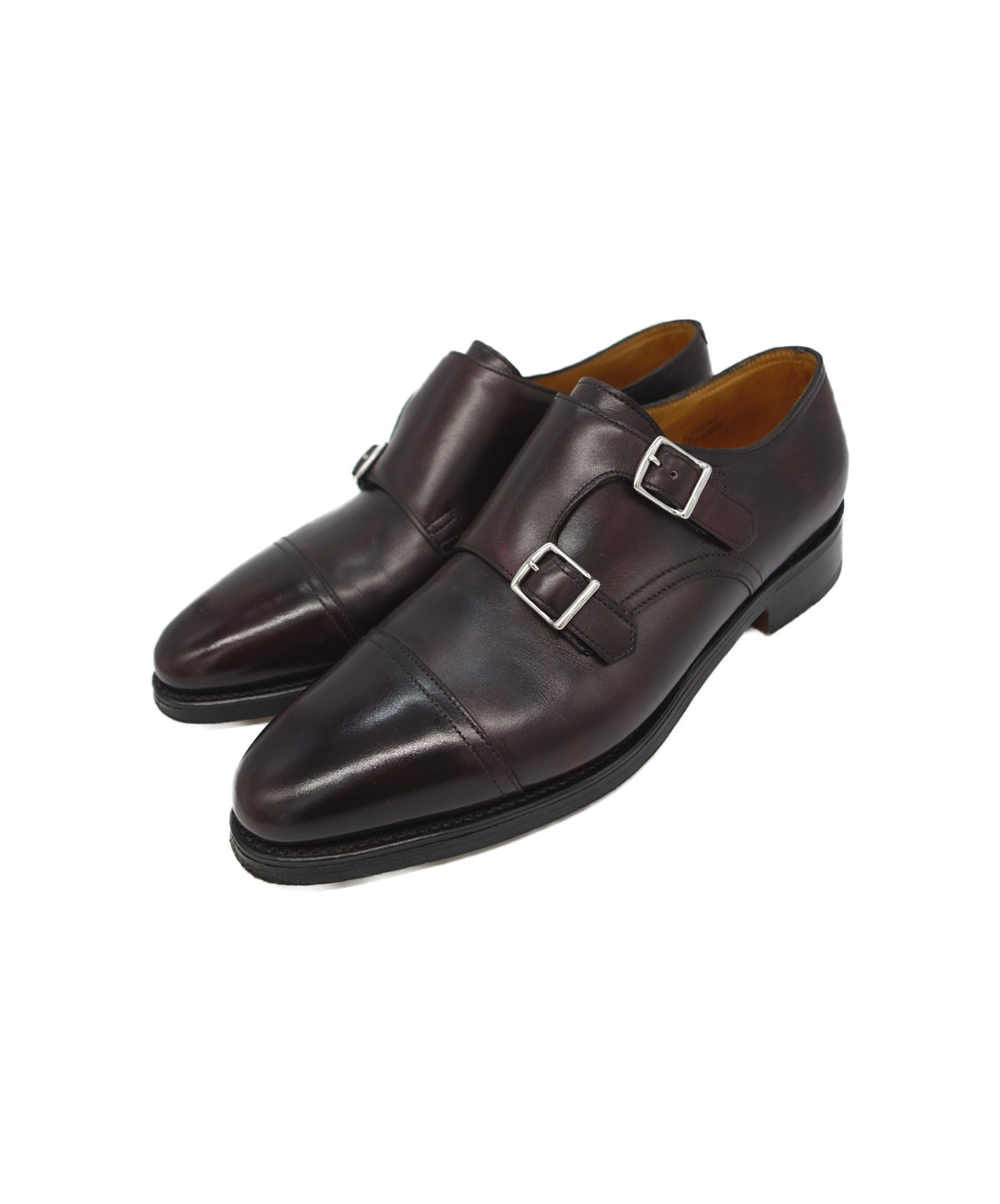 中古 古着通販 John Lobb ジョンロブ ダブルモンクシューズ プラム Plum サイズ 6 1 2d William 9795 Museum Calf ブランド 古着通販 トレファク公式 Trefac Fashion