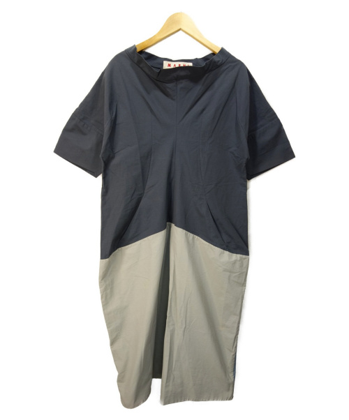 中古 古着通販 Marni マルニ バイカラーワンピース グレー サイズ 40 並行輸入品 ブランド 古着通販 トレファク公式 Trefac Fashion