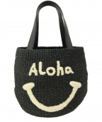 a-jolie（アジョリー）の古着「Aloha カゴバッグ」｜ブラック