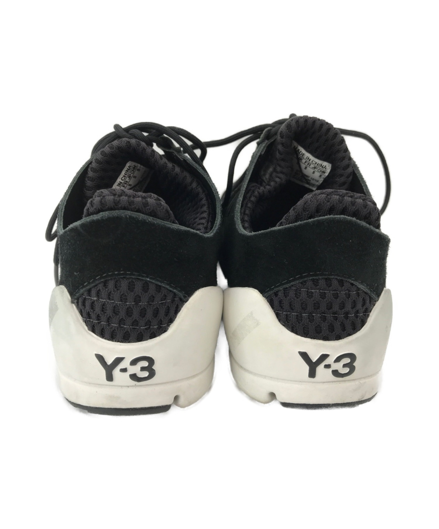Y-3 (ワイスリー) ローカットスニーカー ブラック サイズ:S KANJA AQ5484
