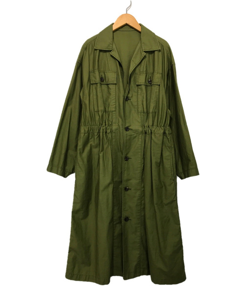 MACPHEE（マカフィー）MACPHEE (マカフィー) ドロストリングワンピース グリーン サイズ:36の古着・服飾アイテム