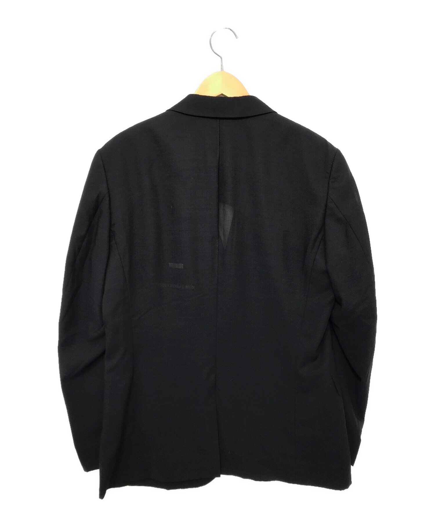 ISSEY MIYAKE MEN (イッセイミヤケメン) テーラードジャケット ブラック サイズ:2