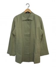 ISSEY MIYAKE PERMANENTE (イッセイミヤケ ペルマネンテ) ジャケット 黄緑 サイズ:サイズ3