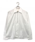 GIVENCHY（ジバンシィ）の古着「ハーフジップシャツ」｜ホワイト