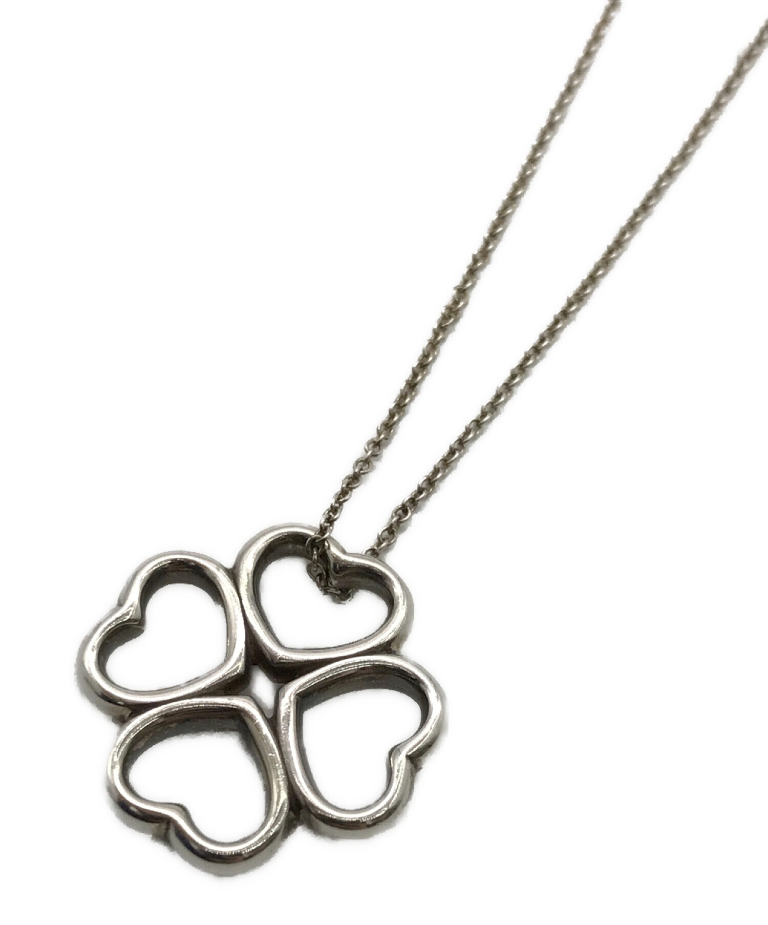 シャイニングゴールデン ティファニー クローバーネックレス - ネックレス