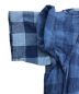 中古・古着 SUGAR CANE (シュガーケーン) ブロックチェック 半袖 ワークシャツ ブルー サイズ:XL：4800円