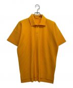 HOMME PLISSE ISSEY MIYAKE（）の古着「プリーツシャツ」｜イエロー