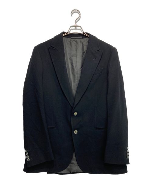ARMANI COLLEZIONI（アルマーニ コレツィオーニ）ARMANI COLLEZIONI (アルマーニ コレツィオーニ) テーラードジャケット ブラック サイズ:52の古着・服飾アイテム