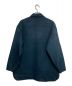 ZUCCA (ズッカ) リバーウール シャツジャケット ネイビー サイズ:S：5800円