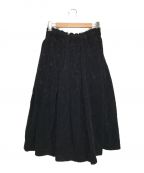 COMME des GARCONS）の古着「high waisted A line skirt」｜ブラック