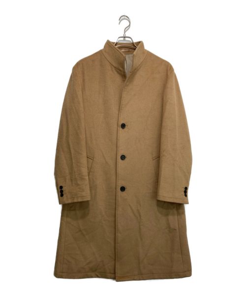 GARNIER（ガルニエ）GARNIER  (ガルニエ) スタンドカラーコート キャラメル サイズ:LLの古着・服飾アイテム