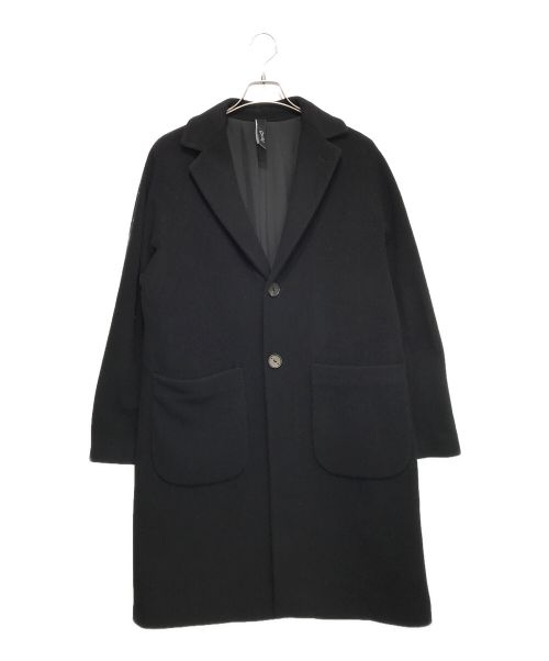 HEVO（イーヴォ）HEVO (イーヴォ) チェスターコート ブラック サイズ:44の古着・服飾アイテム