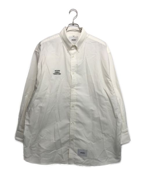 WTAPS（ダブルタップス）WTAPS (ダブルタップス) COTTON. OXFORD. WUT/ロンスリーブシャツ ホワイト サイズ:3の古着・服飾アイテム