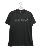 APPLEBUMアップルバム）の古着「ロゴTシャツ」｜ブラック