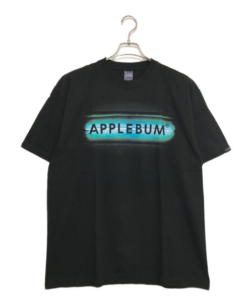 APPLEBUM（アップルバム）APPLEBUM (アップルバム) ロゴプリントtee ブラック サイズ:XLの古着・服飾アイテム