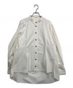 RICOリコ）の古着「Lantern sleeve jacket shirt/ランタンスリーブジャケットシャツ」｜ホワイト