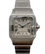 Cartierカルティエ）の古着「サントスガルベLM/腕時計」｜アイボリー