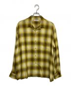 RADIALLラディアル）の古着「OPEN COLLARED SHIRT」｜イエロー