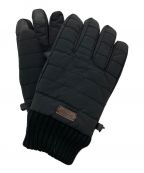 Barbourバブアー）の古着「Banff Quilted Gloves」｜ブラック