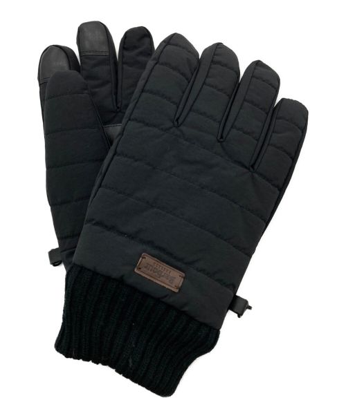 Barbour（バブアー）Barbour (バブアー) Banff Quilted Gloves ブラック 未使用品の古着・服飾アイテム