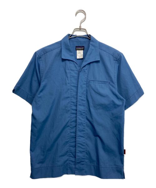 Patagonia（パタゴニア）Patagonia (パタゴニア) オープンカラーシャツ ブルー サイズ:Mの古着・服飾アイテム