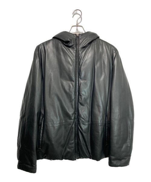 RUFFO（ルッフォ）RUFFO (ルッフォ) レザージャケット ブラック サイズ:48の古着・服飾アイテム