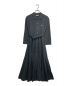 LACOSTE（ラコステ）の古着「ベルトデザインポロシャツドレス」｜グレー