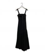 3.1 phillip limスリーワンフィリップリム）の古着「Tie-Front Silk Black Gown」｜ブラック