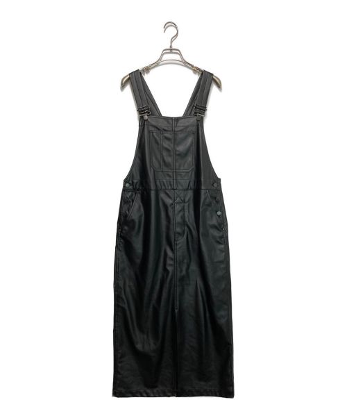 Ron Herman（ロンハーマン）Ron Herman (ロンハーマン) Eco Leather Jumper Dress ブラック サイズ:XSの古着・服飾アイテム