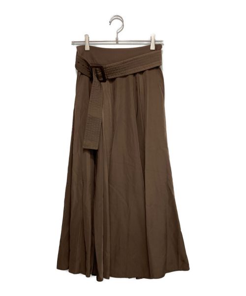 Snidel（スナイデル）Snidel (スナイデル) サーキュラースカート ブラウン サイズ:1 未使用品の古着・服飾アイテム