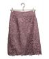 NARA CAMICIE（ナラカミーチェ）の古着「ファンシーカラーケミカルレースタイトスカート」｜ピンク