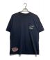 PARIS SAINT-GERMAIN（パリ・サン ジェルマン）の古着「PSGエンブレム刺繍 Tシャツ」｜ネイビー