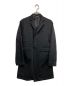 BLACK COMME des GARCONS（ブラック コムデギャルソン）の古着「ポリ縮絨スター3Bロングジャケット」｜ブラック