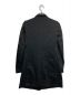 BLACK COMME des GARCONS (ブラック コムデギャルソン) ポリ縮絨スター3Bロングジャケット ブラック サイズ:S：15000円