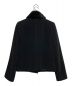 VIVIENNE TAM (ヴィヴィアンタム) アンゴラブレンドファー付きジャケット ブラック：7800円