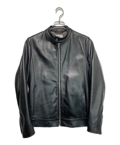 EDIFICE（エディフィス）EDIFICE (エディフィス) レザージャケット ブラック サイズ:Sの古着・服飾アイテム