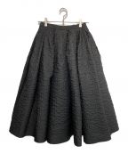 HYEONヘヨン）の古着「swan skirt」｜ブラック