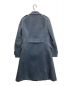 MIU MIU (ミュウミュウ) コーデュロイパイピングコート ブルー サイズ:38：19800円