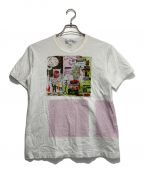 COMME des GARCONS SHIRT×Jean-Michel Basquiatコムデギャルソンシャツ×ジャン ミシェル バスキア）の古着「アートTシャツ」｜ホワイト