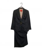 Vivienne Westwood RED LABELヴィヴィアンウエストウッドレッドレーベル）の古着「デザインセットアップ」｜ブラック