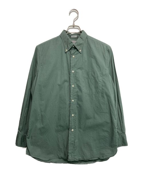 INDIVIDUALIZED SHIRTS（インディビジュアライズドシャツ）INDIVIDUALIZED SHIRTS (インディビジュアライズドシャツ) CLASSIC FITコットンシャツ オリーブ サイズ:15½/32の古着・服飾アイテム