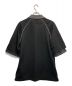 DIESEL (ディーゼル) ハーフジップメッシュシャツ ブラック サイズ:XL：10000円