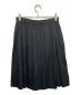 PLEATS PLEASE (プリーツプリーズ) フロントスリットミディプリーツスカート ブラック サイズ:4：12800円